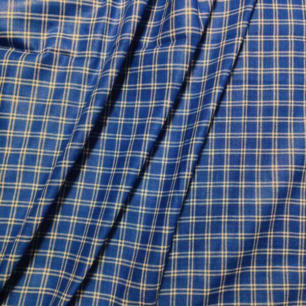 Handwoven Cotton Check Fabric CHK2 - Image 2
