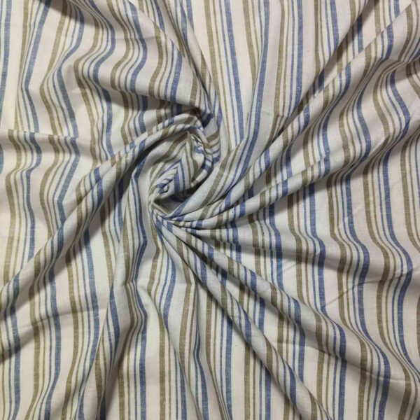 Handwoven Cotton Strip Fabric STP1 - Image 3