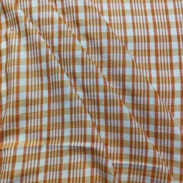 Handwoven Cotton Check Fabric CHK3 - Image 2