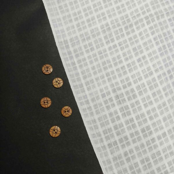 Handwoven White Self-Check Cotton Fabric SLF-CHK-8