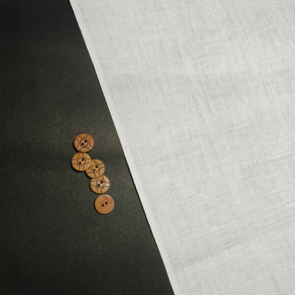 Handspun & Handwoven Natural Plain White Cotton Fabric 56k