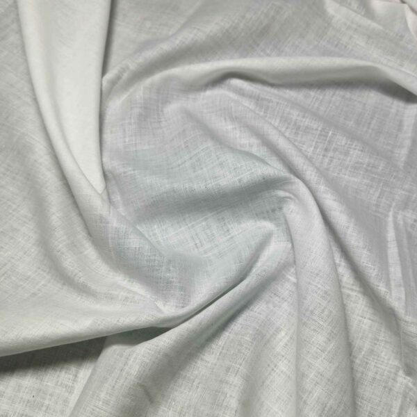 Handspun & Handwoven Natural White Maslin Cotton Fabric 100k - Image 3