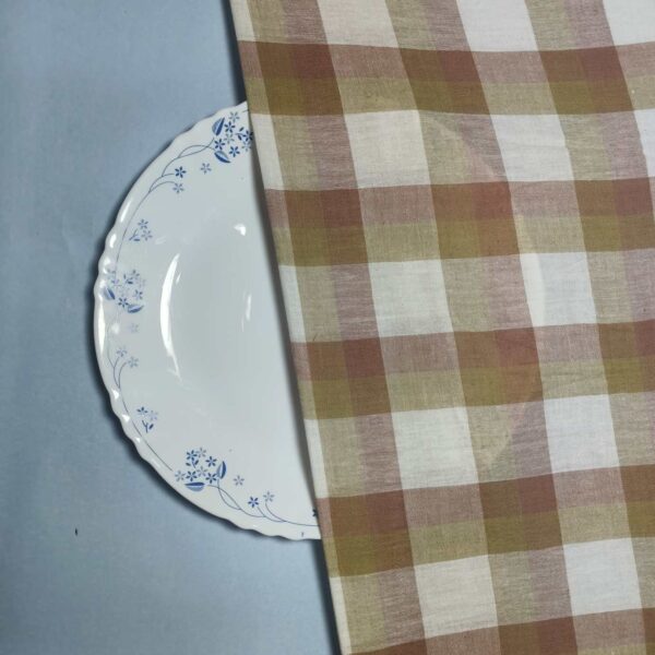Handwoven Cotton Check Fabric CHK-12