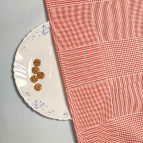 Handwoven Cotton Check Fabric CHK-11