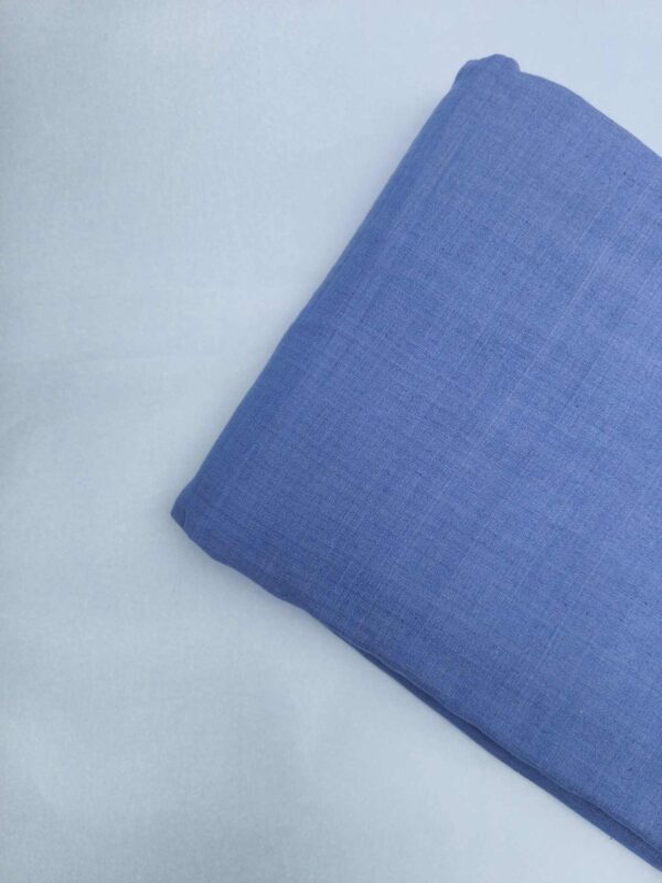 Handmade Natural Cotton Sky Blue Fabric