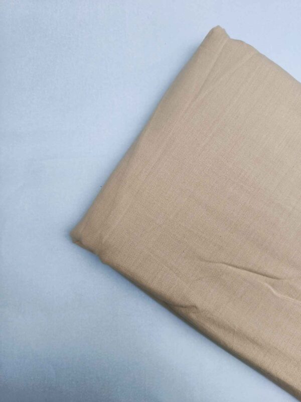 Handmade Natural Cotton Beige Fabric