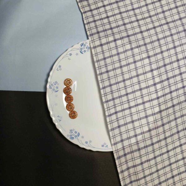 Handwoven Cotton Check Fabric CHK35
