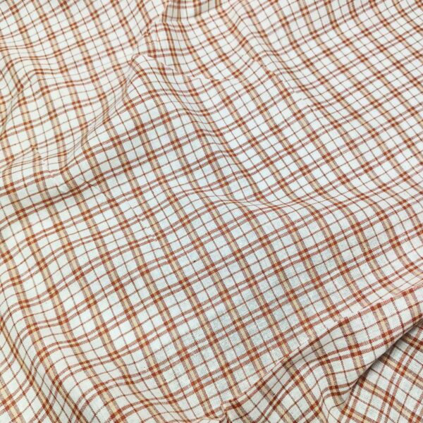 Handwoven Cotton Check Fabric CHK20 - Image 2