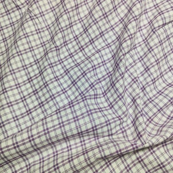 Handwoven Cotton Check Fabric CHK24 - Image 2