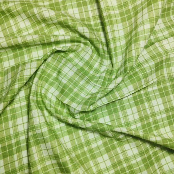 Handwoven Cotton Check Fabric CHK21 - Image 3