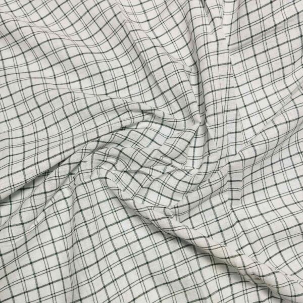 Handwoven Cotton Check Fabric CHK29 - Image 3