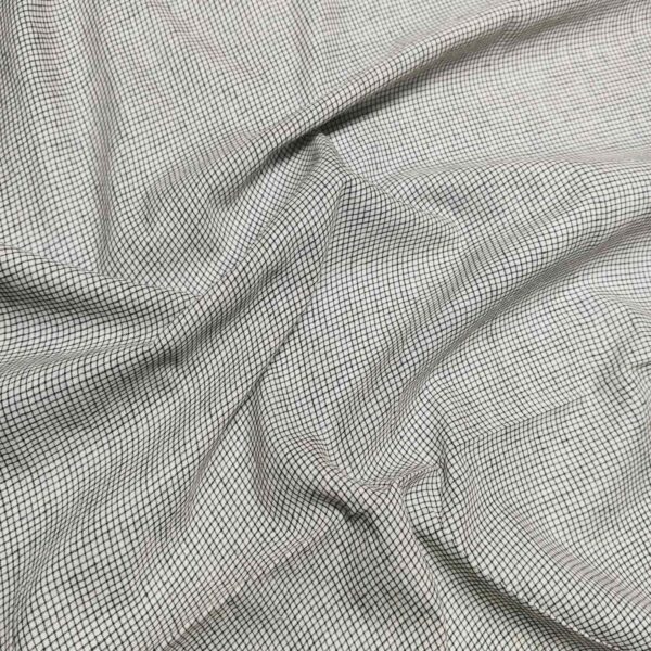 Handwoven Cotton Check Fabric CHK15 - Image 2