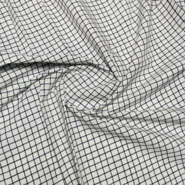 Handwoven Cotton Check fabric CHK38 - Image 3