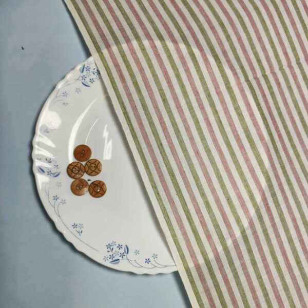Handwoven Cotton Stripe Fabric STP14