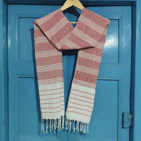HANDWOVEN COTTON KOMAL SCARF - Image 2