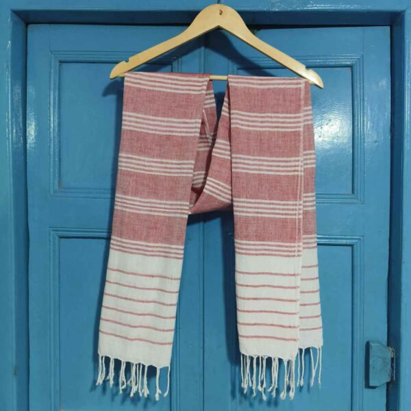 HANDWOVEN COTTON KOMAL SCARF - Image 3