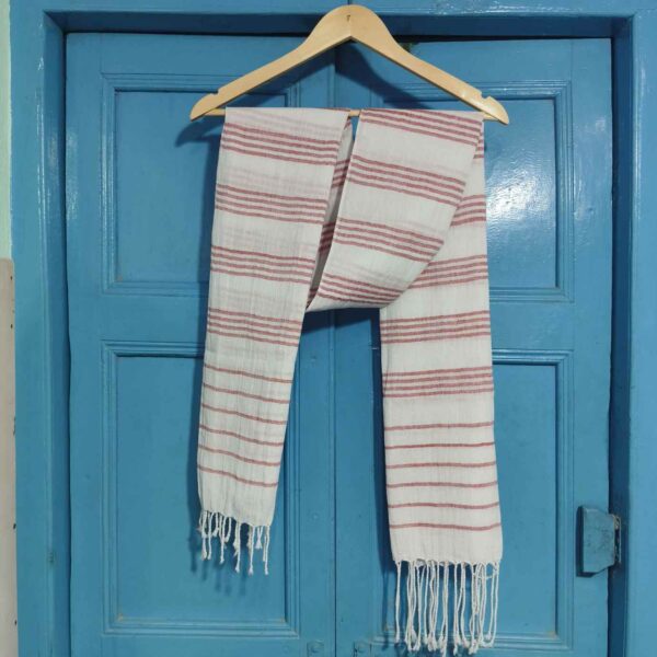 HANDWOVEN COTTON KOMAL SCARF - Image 3