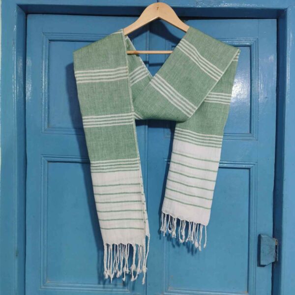 HANDWOVEN COTTON KOMAL SCARF - Image 3