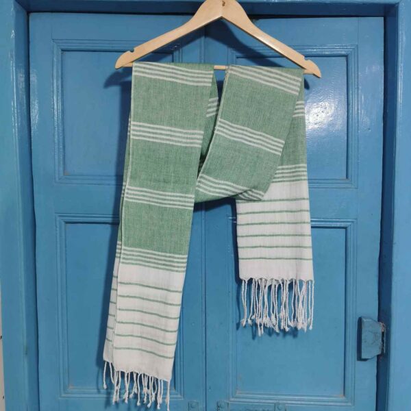 HANDWOVEN COTTON KOMAL SCARF - Image 2