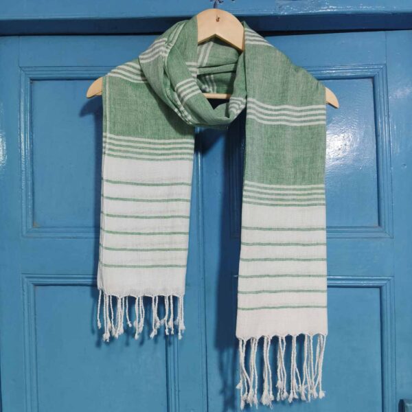 HANDWOVEN COTTON KOMAL SCARF