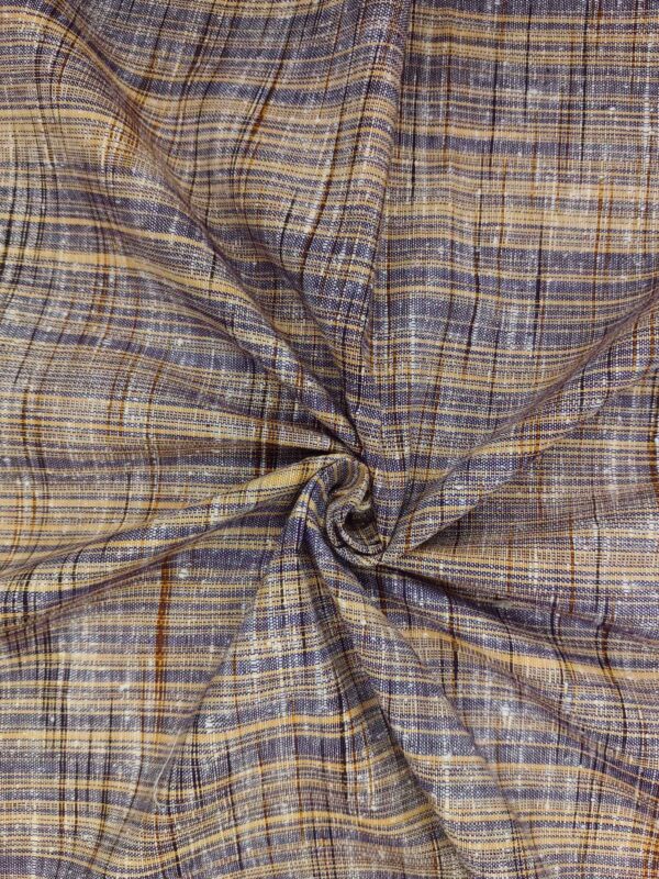PURPLE JHARNA KHADDAR FABRIC 01 - Image 2