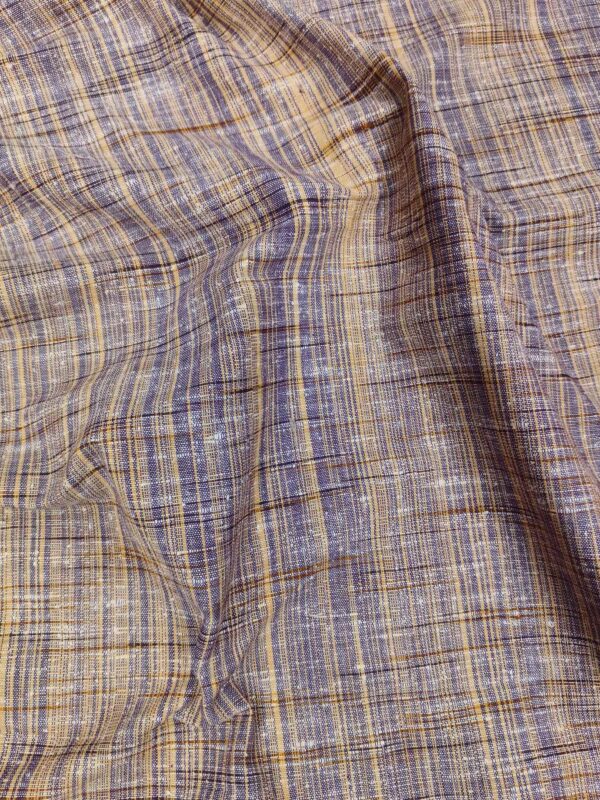 PURPLE JHARNA KHADDAR FABRIC 01 - Image 3