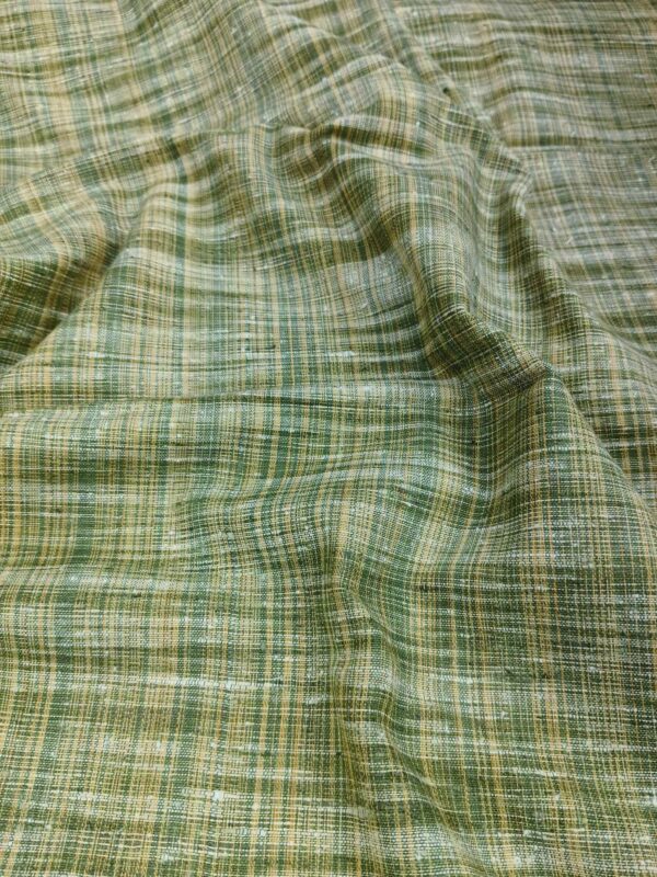 GREEN JHARNA KHADDAR FABRIC 03 - Image 3