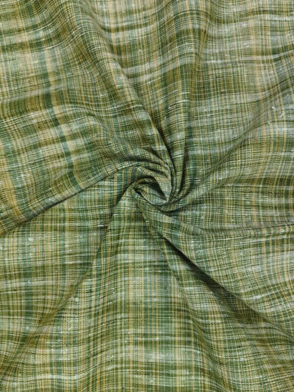 GREEN JHARNA KHADDAR FABRIC 03 - Image 2