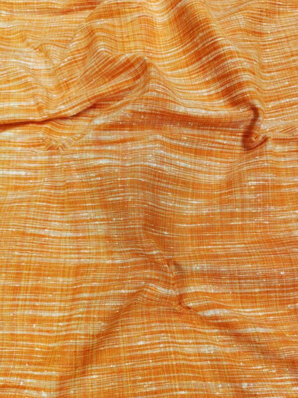 ORANGE JHARNA KHADDAR FABRIC 05 - Image 3