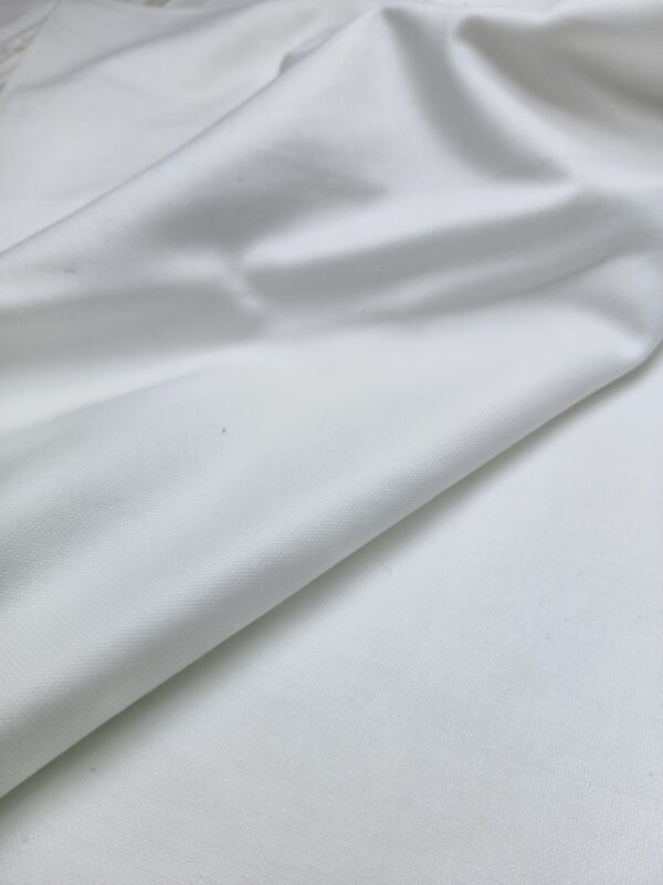 Handloom Pant Fabric White Colour - Image 3