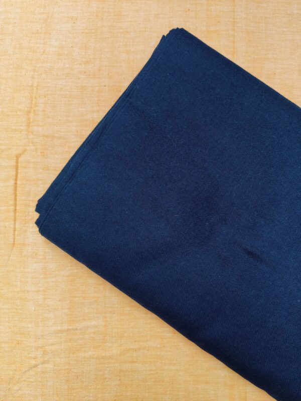 Handloom Pant Fabric Nevy Blue Colour - Image 2