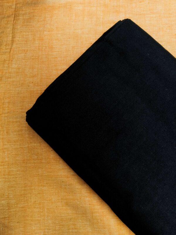 Handloom Pant Fabric Black Colour - Image 2