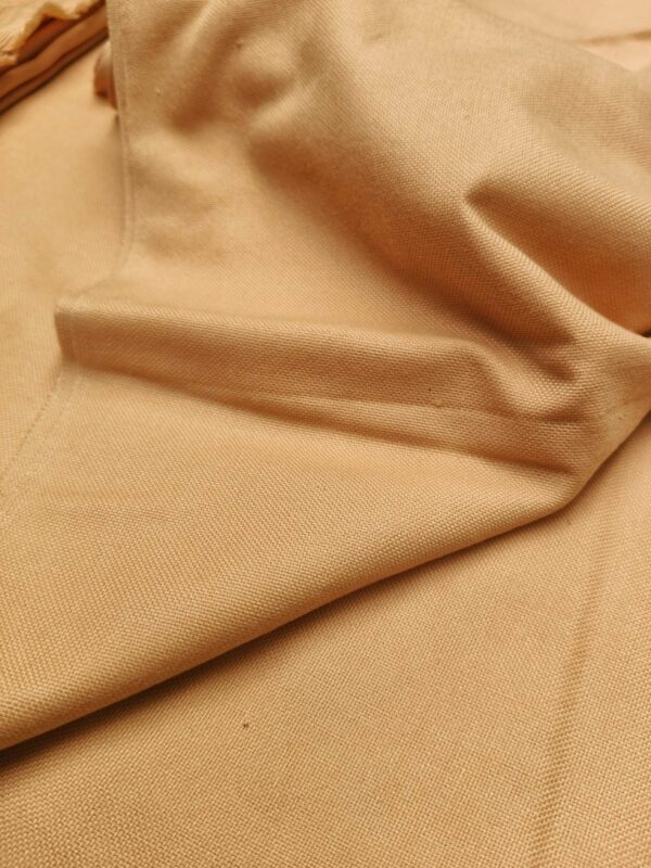 Handloom Pant Fabric Gold Brown Colour - Image 3