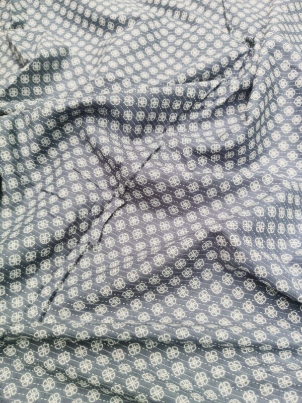 Hand Block Print Cotton Katha Desigh Fabric - Image 3