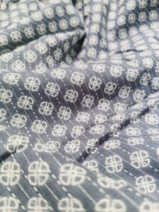 Hand Block Print Cotton Katha Desigh Fabric