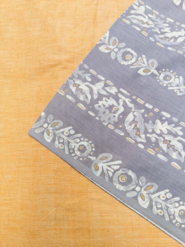 Hand Block Print Cotton Batik Desigh Fabric - Image 2
